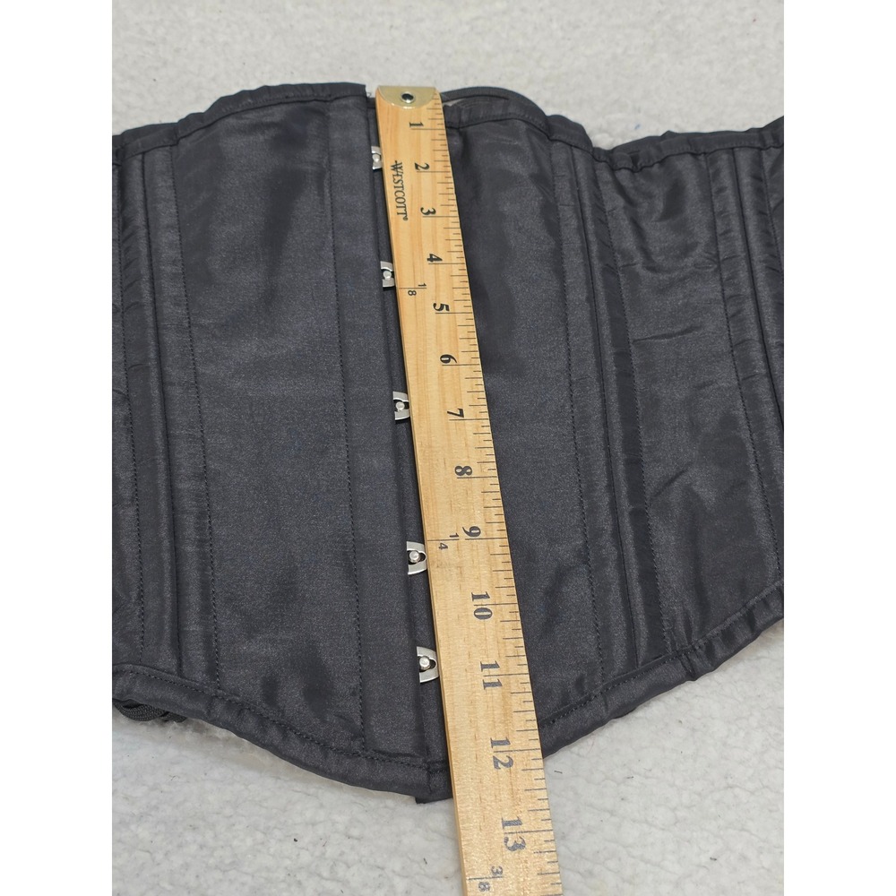 Playgirl White Label True Corset‎ Black Underbust Waist Training Corset 34 Inch - Picture 8 of 10